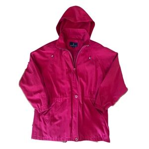 London Fog coat with hood • XL